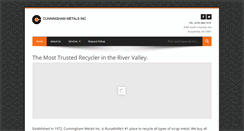 Desktop Screenshot of cunninghammetals.com